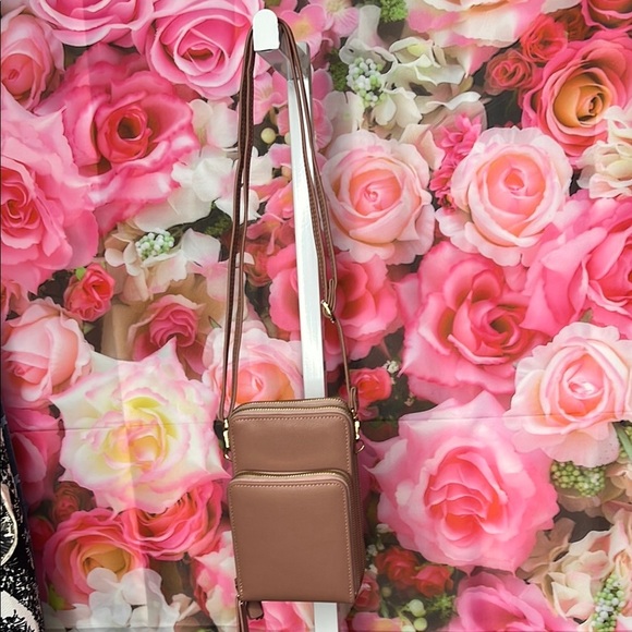 Park Ave Collection Handbags - Sophisticated antique rose color  Crossbody Bag with Clean Lines